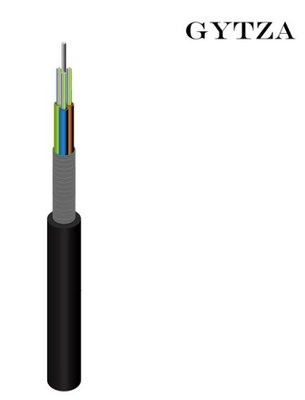 48 72 96 Cores Armor Stranded Outdoor Fiber Optic Cable GYTZA Steel