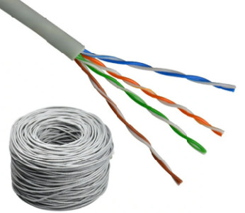 Kabel 1000ft van UTP Cat5e 24awg Ethernet van de bottest Milieubescherming