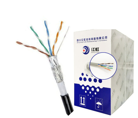 4 paren LAN van Cat5e SFTP van de KABELlszh MDPE Ethernet Kabel SFTP het Dubbele Jasje